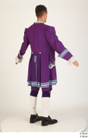   Photos Man in Historical Civilian suit 7 18th century Medieval clothing Purple suit whole body 0006.jpg
